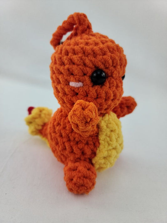 Handmade Charmander Inspired Keychain