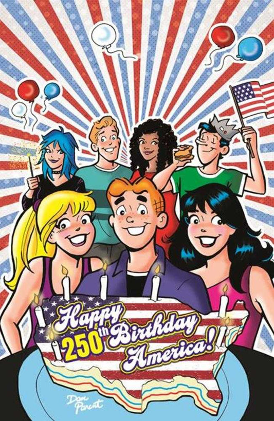 Archie Comics Celebrates Americas 250 Th (One Shot) Cover D Dan Parent Foil Full Art Variant