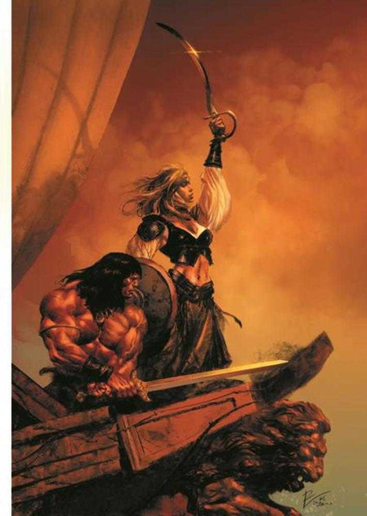 Conan The Barbarian #33 Cover G Roberto De La Torre Virgin Cardstock Variant (Mature)