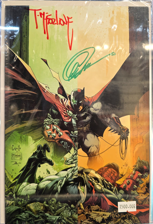 Batman / Spawn #1 Cover R 1:1000 Greg Capullo Signed Variant