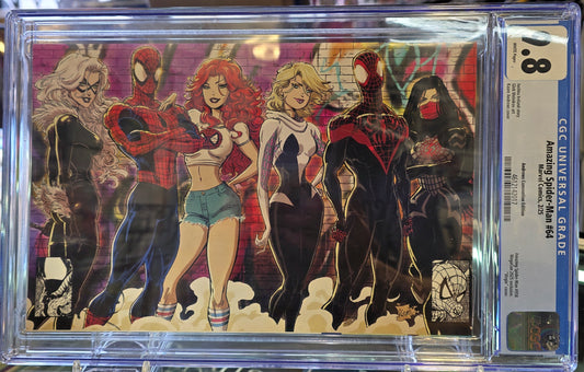 The Amazing Spider-Man #64 Unknown Comics / Comic Traders / Sleeping Giant Kaare Andrews Full Virgin Variant
