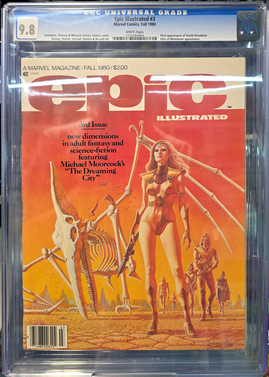 Epic Illustrated #3 CGC 9.8