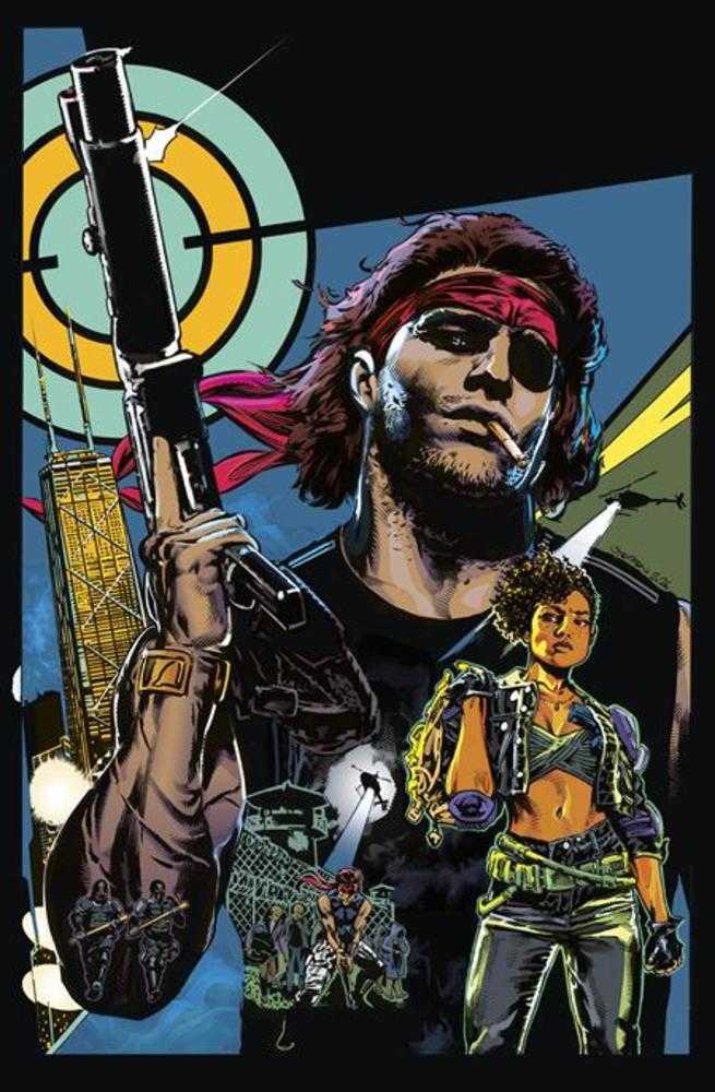Escape From New York Escape From Chicago #1 Cover G 1 in 10 Stephen Mooney Virgin Card Stock Variant