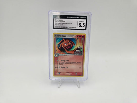 CGC 8.5 Charmeleon Reverse Holo #28/108 | 2007 Pokémon EX Power Keepers Graded Card