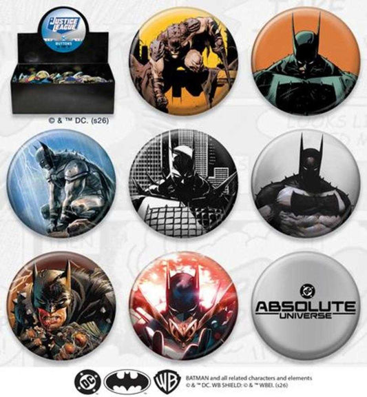 Ata Boy DC Absolute Batman Button Assortment (1 per order cost)
