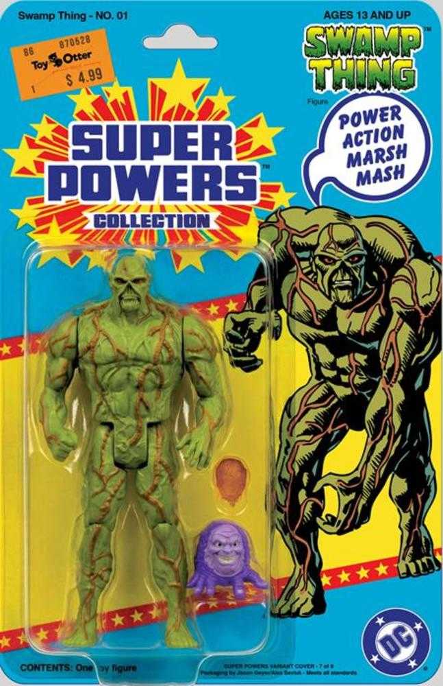 Swamp Thing #1 Facsimile Edition Cover B Jason Geyer & Alex Saviuk Swamp Thing Super Powers Card Stock Variant