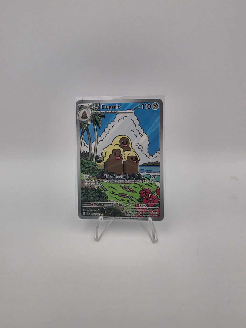 Alolan Dugtrio Illustration Rare #208/191