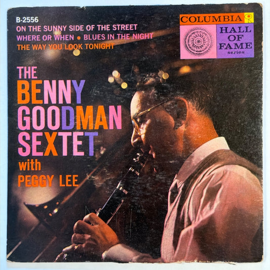 THE BENNY GOODMAN SEXTET with PEGGY LEE - ON THE SUNNY SIDE OF THE STREET - Vinyl