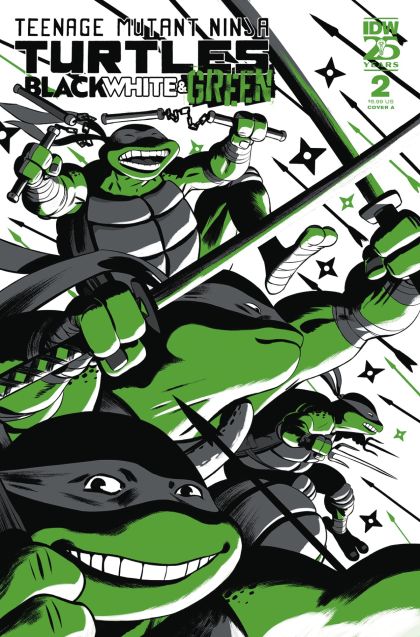 Teenage Mutant Ninja Turtles: Black, White & Green #2A Javier Rodriguez Regular