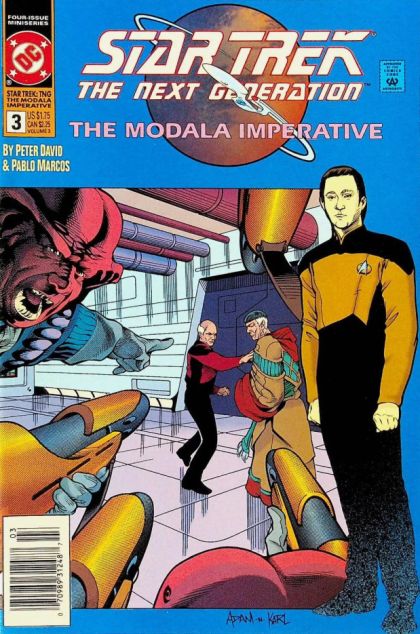 Star Trek: The Next Generation - The Modala Imperative (1991) #3B Newsstand Edition