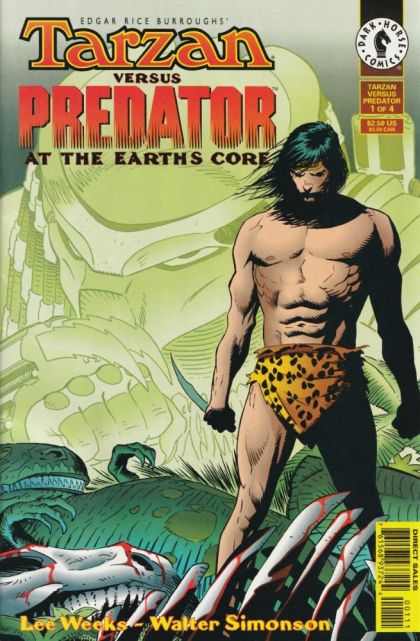 Tarzan vs. Predator At The Earth's Core #1A Direct Edition