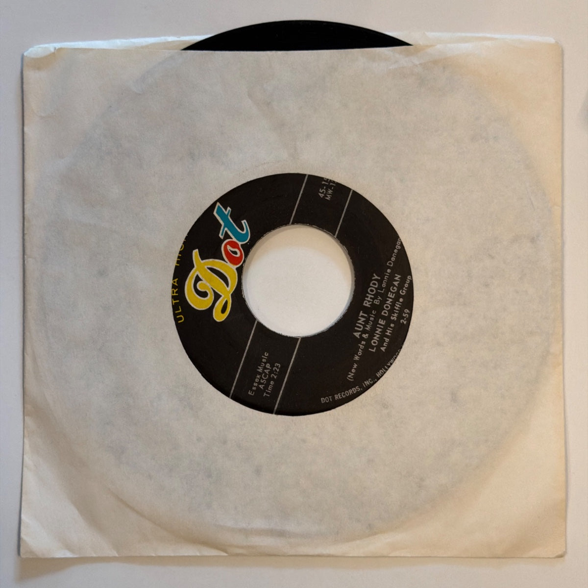 Lonnie Donegan And His Skiffle Group - Aunt Rhody (1957) - Vinyl