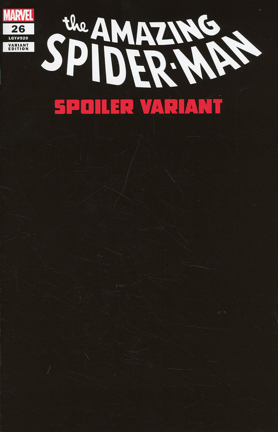 Amazing Spider-Man 26 Gary Frank Spoiler Variant