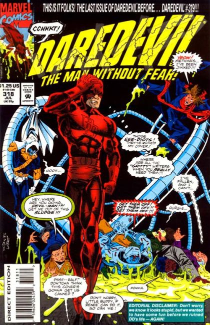 Daredevil, Vol. 1 #318A Direct Edition