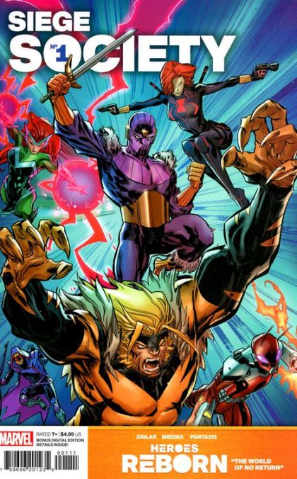 Heroes Reborn: Siege Society #1A Regular Ken Lashley Cover