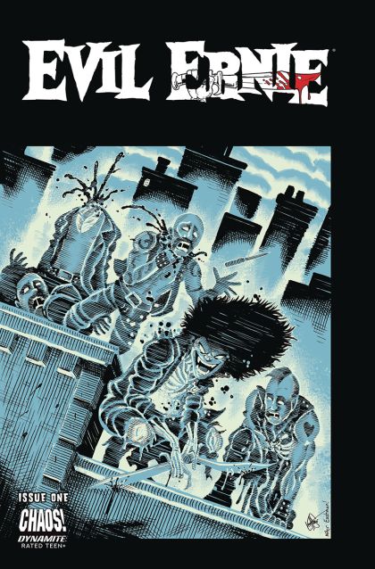 Evil Ernie, Vol. 3 (Dynamite Entertainment) #1J Ken Haeser 'TMNT Homage' Variant