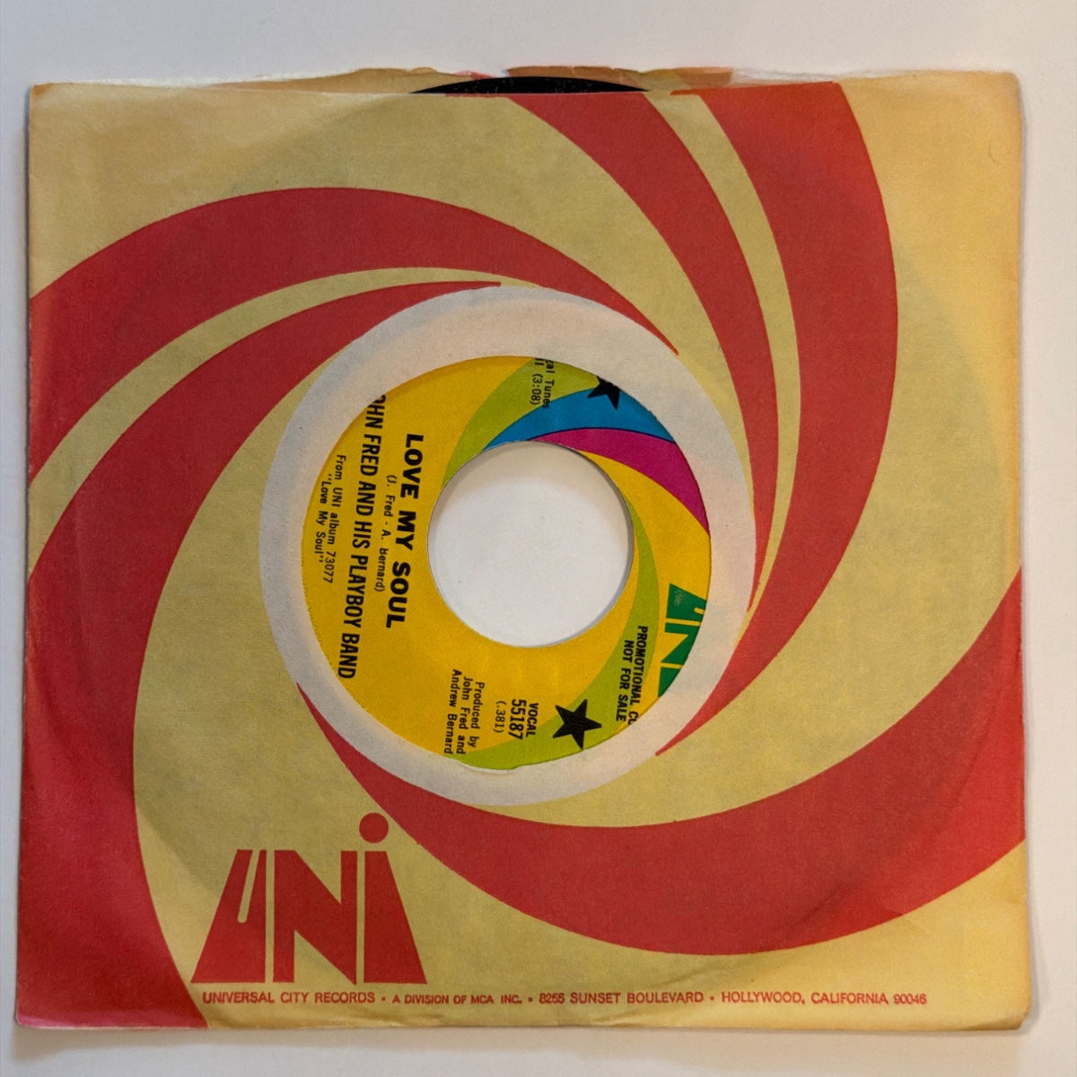 JOHN FRED AND HIS PLAYBOY BAND - LOVE MY SOUL (1969) - Vinyl