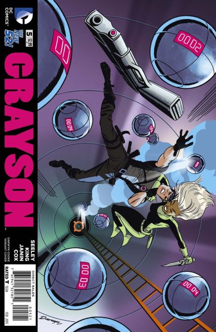Grayson #5B Darwyn Cooke Variant Cover