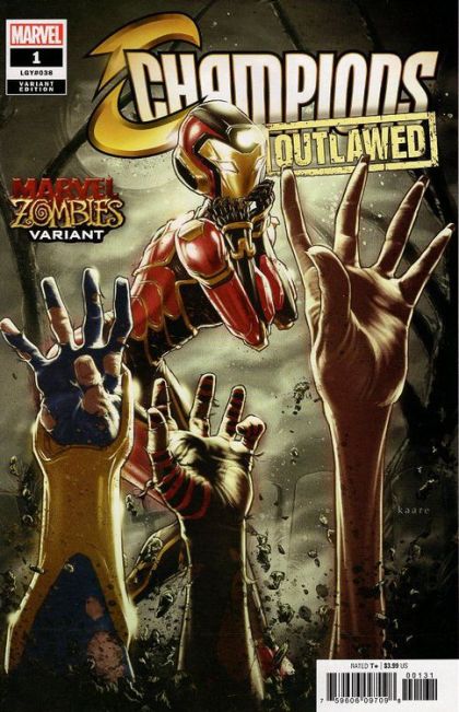 Champions, Vol. 4 (Marvel) #1C Kaare Andrews Marvel Zombies Variant