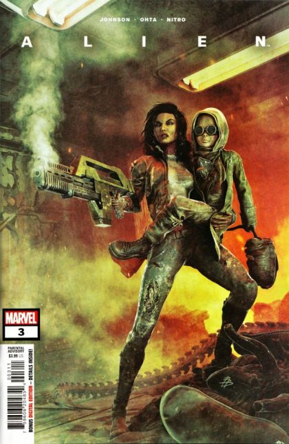 Alien, Vol. 2 (Marvel Comics) #3A Björn Barends Cover
