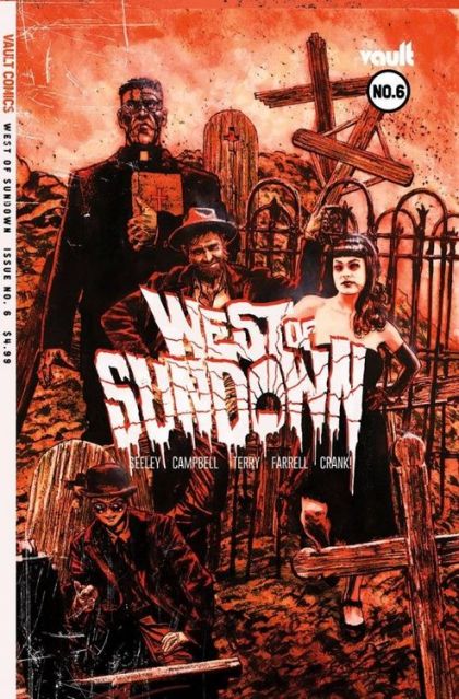 West of Sundown #6A Regular Aaron Campbell Cover
