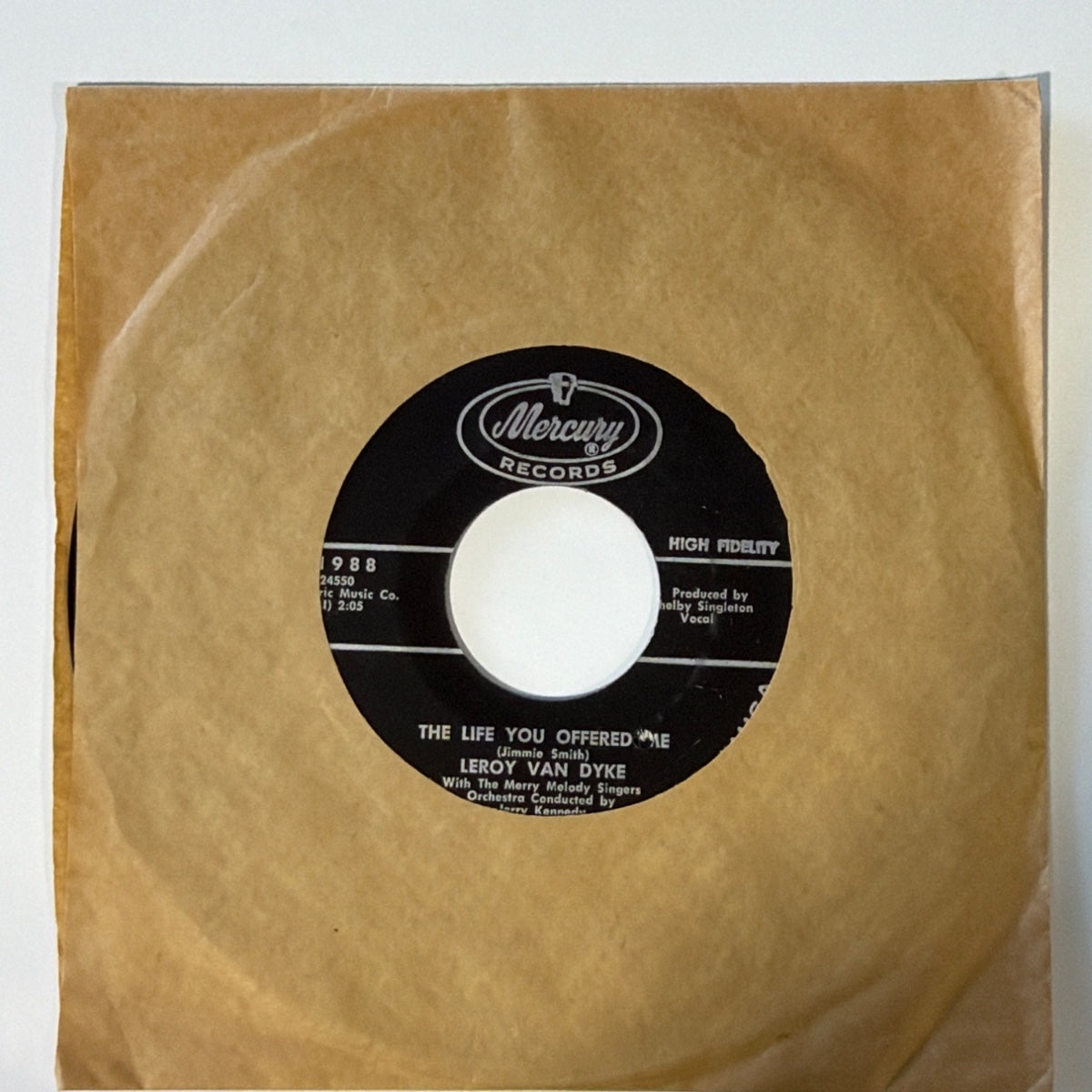 Leroy Van Dyke - Dim Dark Corner (1962) - Vinyl