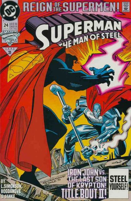 Superman: The Man of Steel #24A Direct Edition