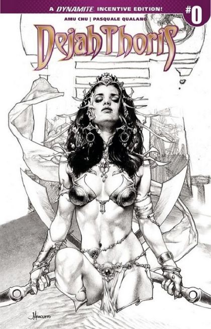 Dejah Thoris, Vol. 2 #0B Jay Anacleto 1:25 Retailer Incentive B&W Cover B