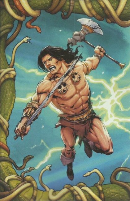 Conan: Serpent War #1E Variant Giuseppe Camuncoli Virgin Connecting Cover