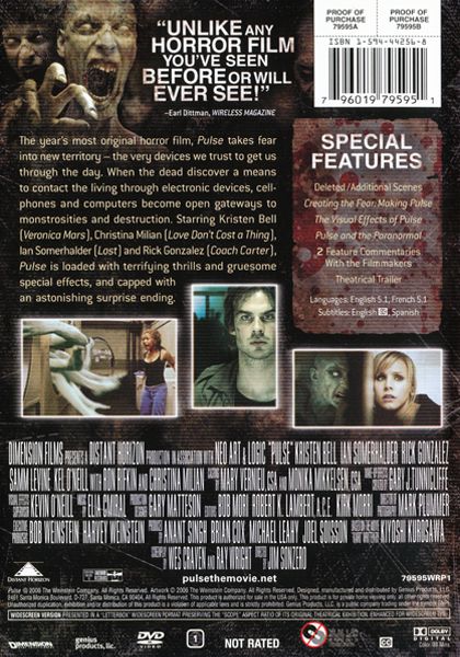 Pulse (2006) Unrated Widescreen Edition - DVD