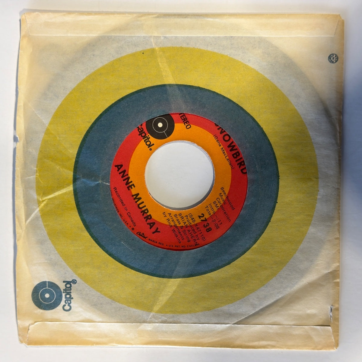 ANNE MURRAY - SNOWBIRD (1970) - Vinyl