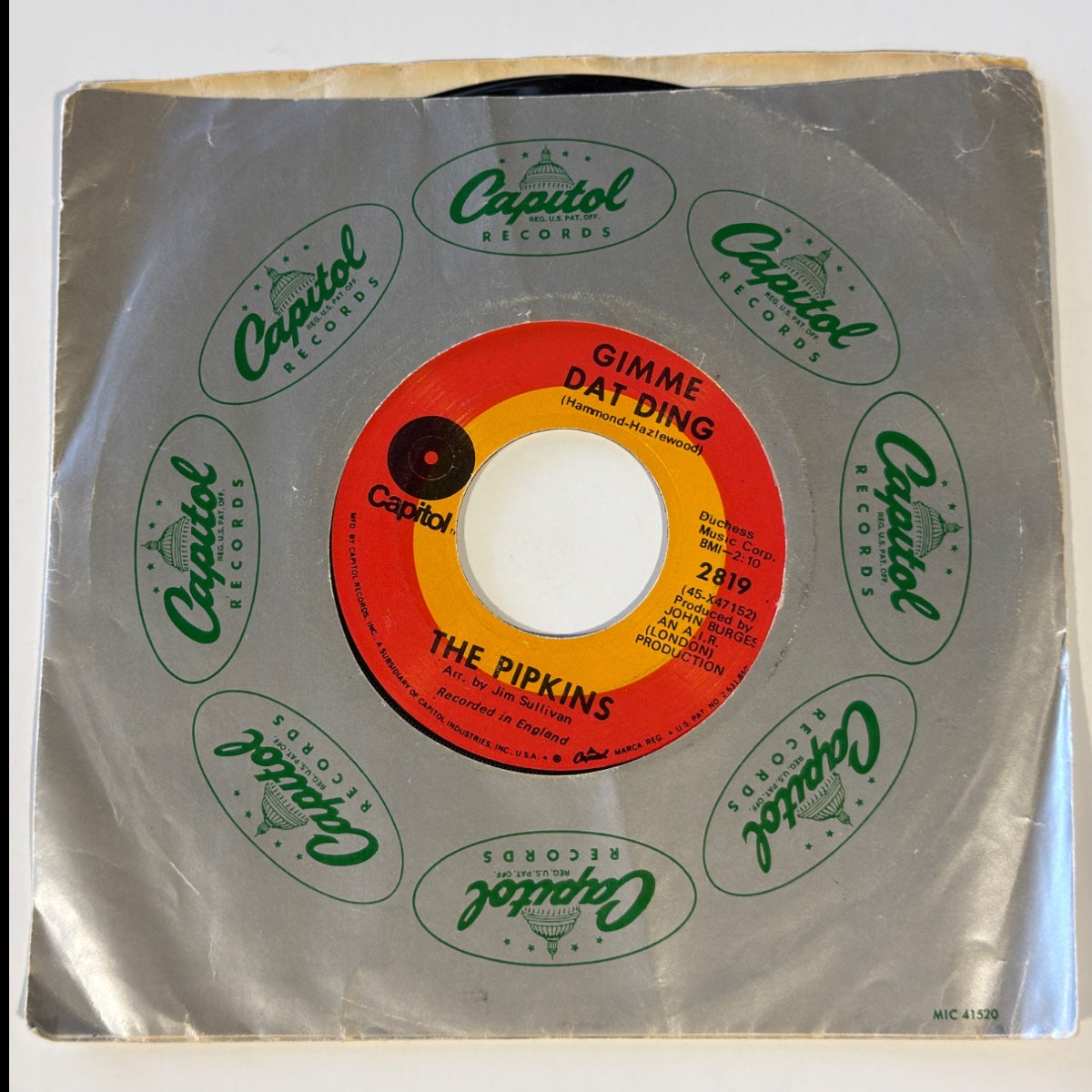 THE PIPKINS - GIMME DAT DING (1970) - Vinyl