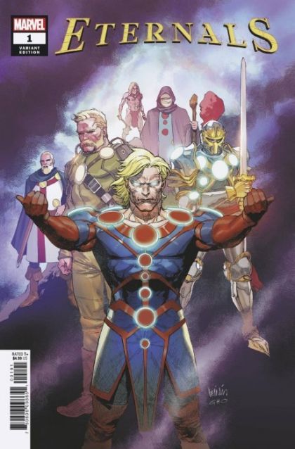Eternals, Vol. 5 #1W Variant Leinil Francis Yu Cover