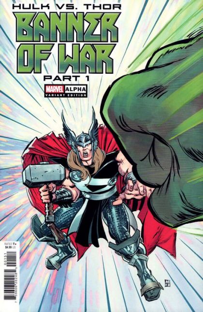 Hulk vs. Thor: Banner of War Alpha #1E Trevor Von Eeden Hulk Smash Cover