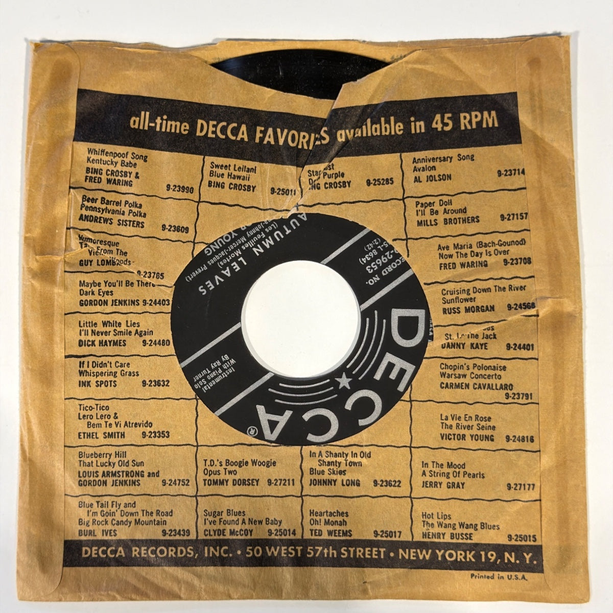 Young - Autumn Leaves (1955) - Vinyl
