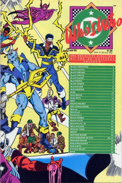 Who's Who: The Definitive Directory of the DC Universe #3A Direct Edition