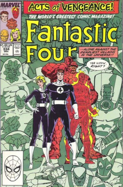 Fantastic Four, Vol. 1 #334A Direct Edition