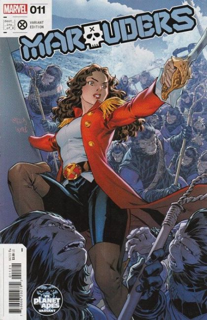 Marauders, Vol. 2 #11B Carlos Gomez Planet Of The Apes Cover