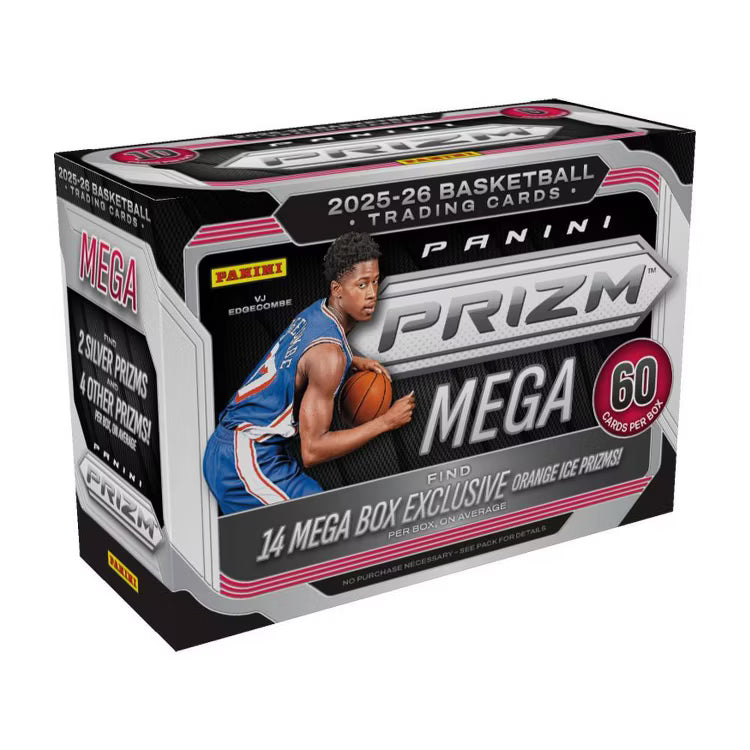 2025-26 Panini Prizm Basketball Trading Card Mega Box