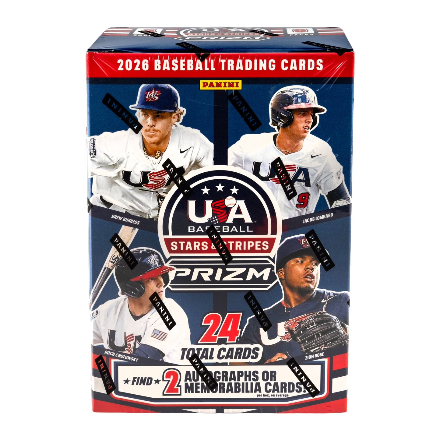 26 Panini Prizm Stars and Stripes Baseball Blaster Box