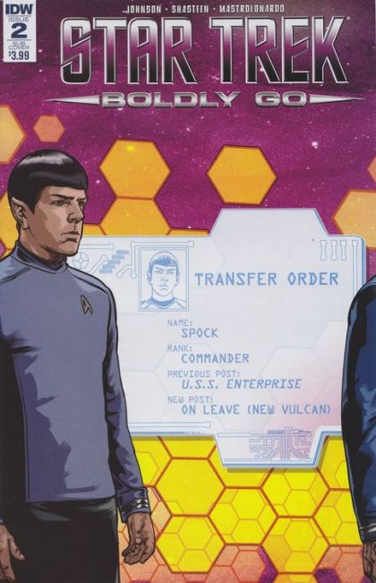Star Trek: Boldly Go #2SUB Variant Tony Shasteen Subscription Cover