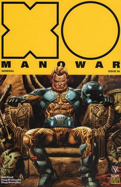 X-O Manowar, Vol. 4 #6E Cvr E Pre-Order Var Braithwaite