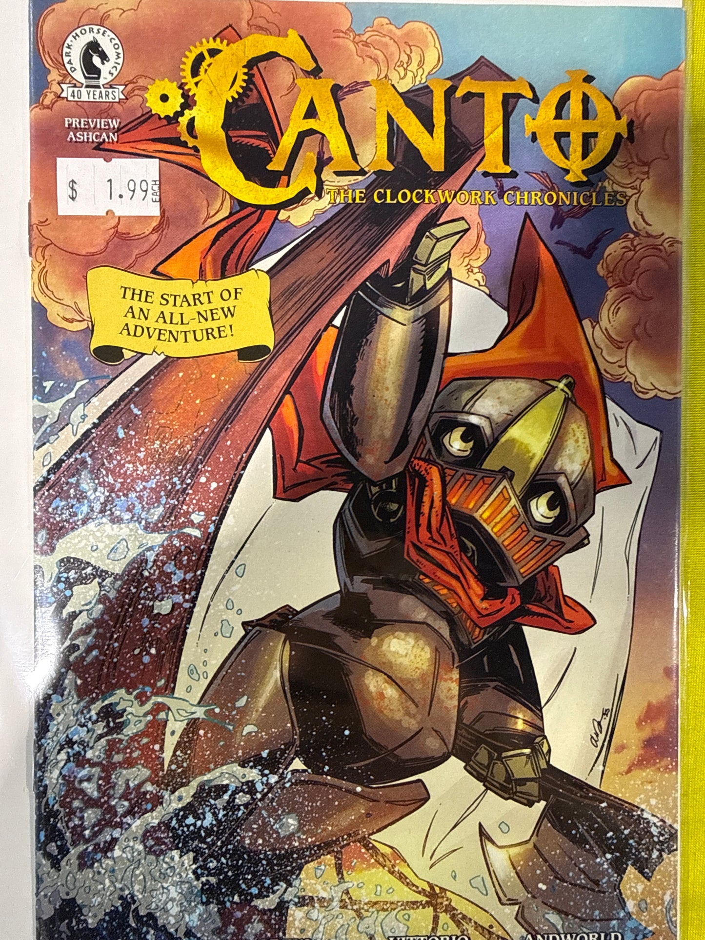 Canto The Clockwork Chronicles Ashcan