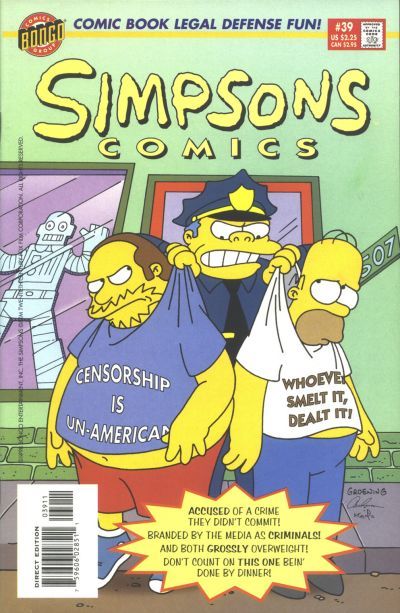 Simpsons Comics #39A Direct Edition