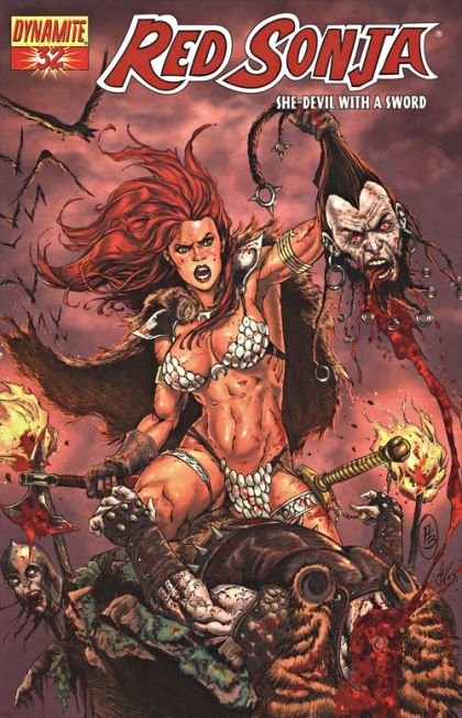 Red Sonja, Vol. 1 (Dynamite Entertainment) #32C Adriano Batista Variant Cover