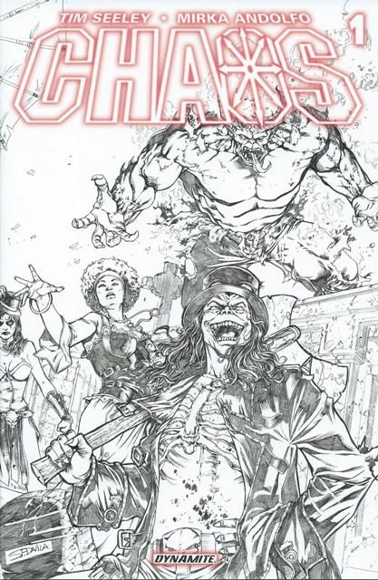 Chaos (Dynamite Entertainment) #1K Sergio Fernandez Davila Sketch Cover