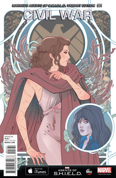 Civil War, Vol. 2 #1F Marguerite Sauvage 1:15 Agents of SHIELD Cover