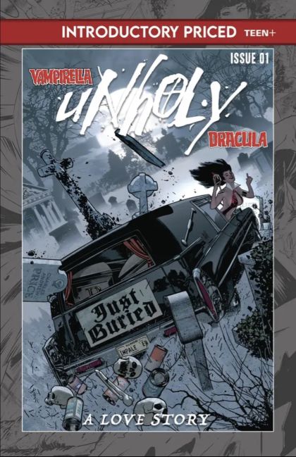 Vampirella / Dracula: Unholy #1AQ Introductory Priced 50 cent