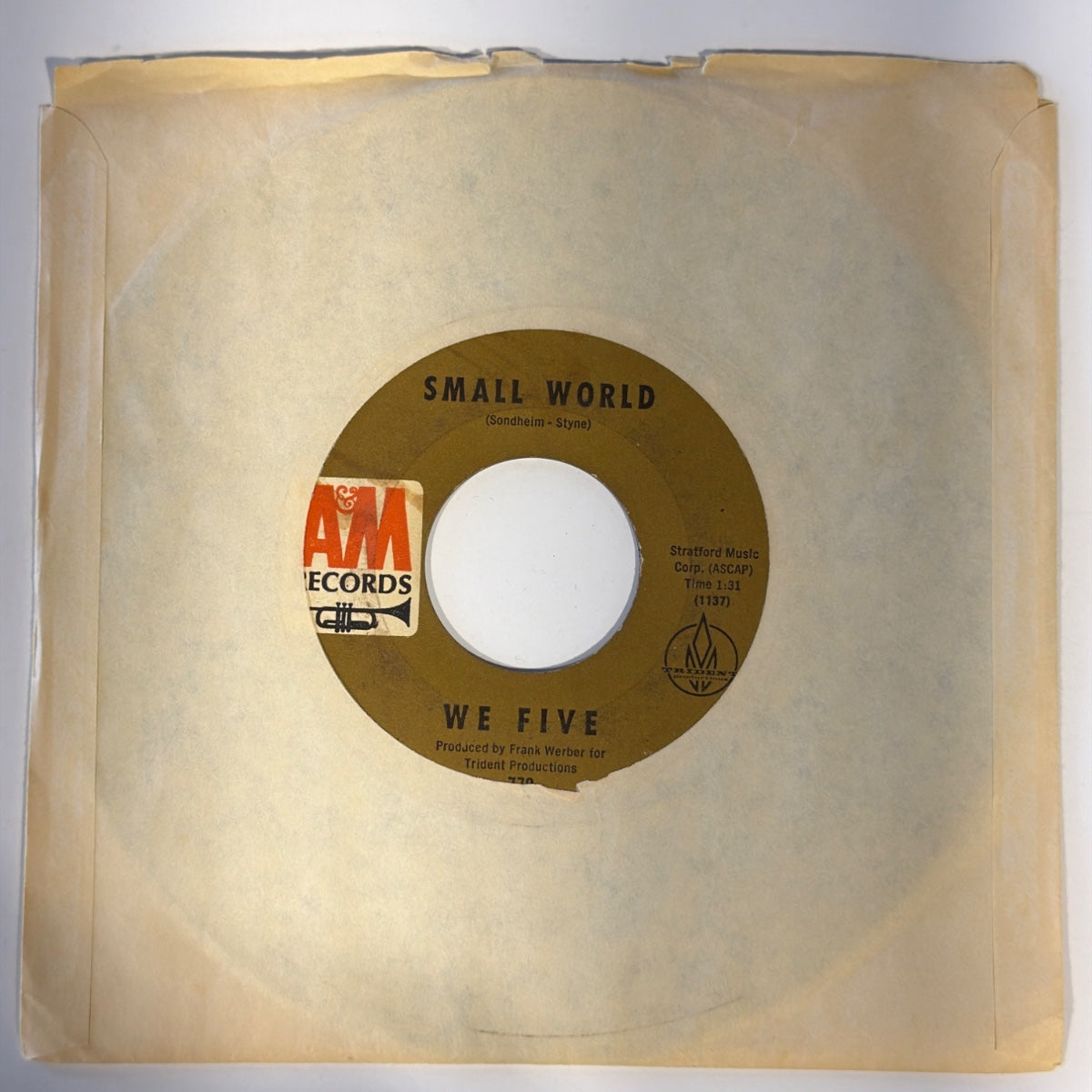 WE FIVE - SMALL WORLD (2010) - Vinyl