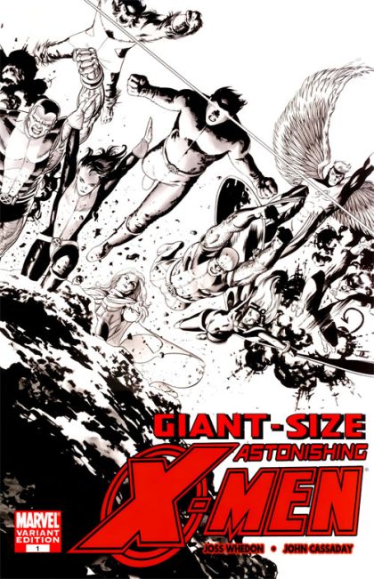 Giant-Size Astonishing X-Men #1B Incentive Inked Wraparound Variant Cover
